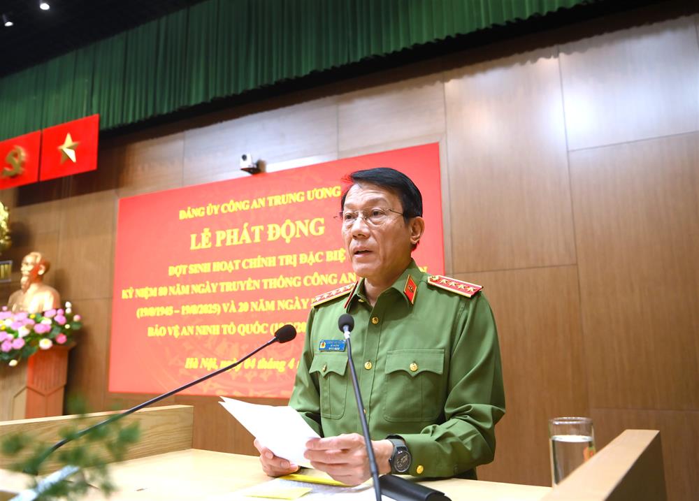 Phát động tổ chức đợt sinh hoạt chính trị đặc biệt kỷ niệm 80 năm Ngày truyền thống Công an nhân dân